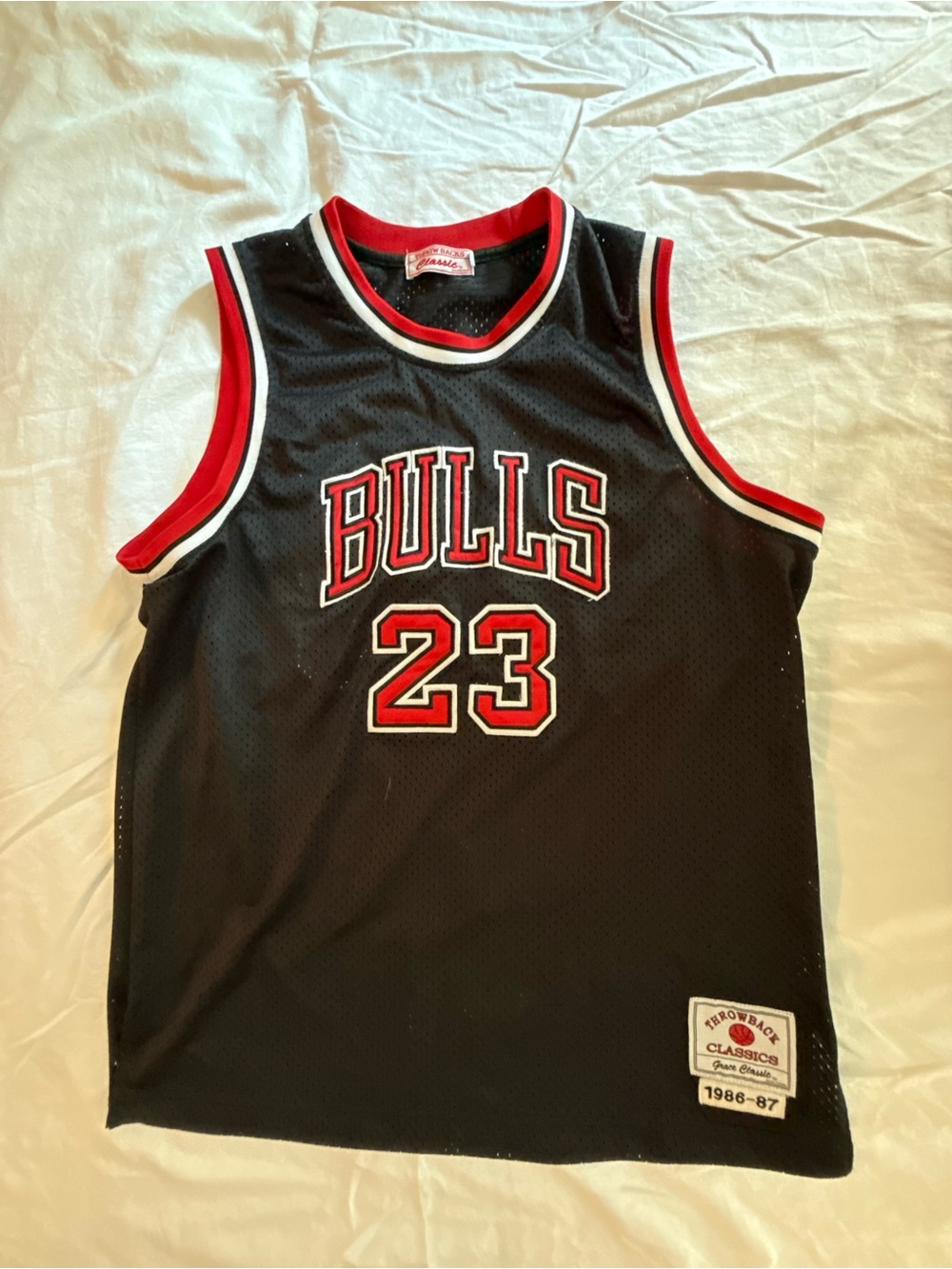#23 Black Retro Basketball Jersey Jordan Throwback Classics
